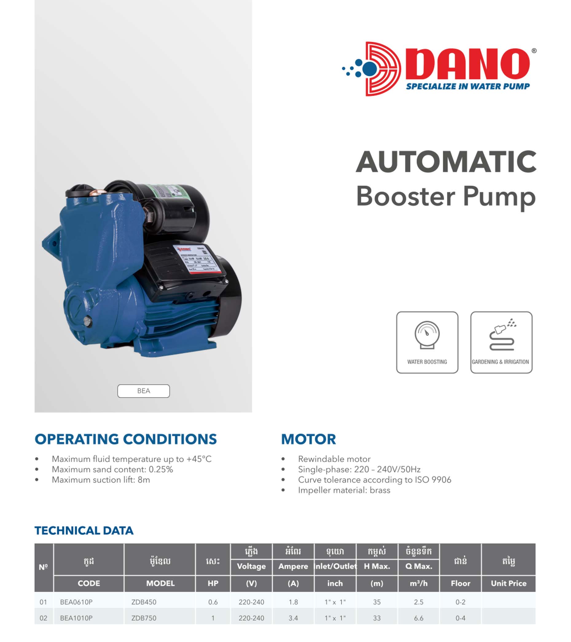 Booster Pump